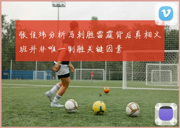 张佳玮分析马刺胜雷霆背后真相文班并非唯一制胜关键因素